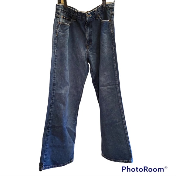 DKNY DENIM BLUE JEANS 2000s DKNY UNISEX DISTRESSED DENIM BLUE JEANS ⭐️⭐️⭐️⭐️⭐️ - Picture 3 of 13